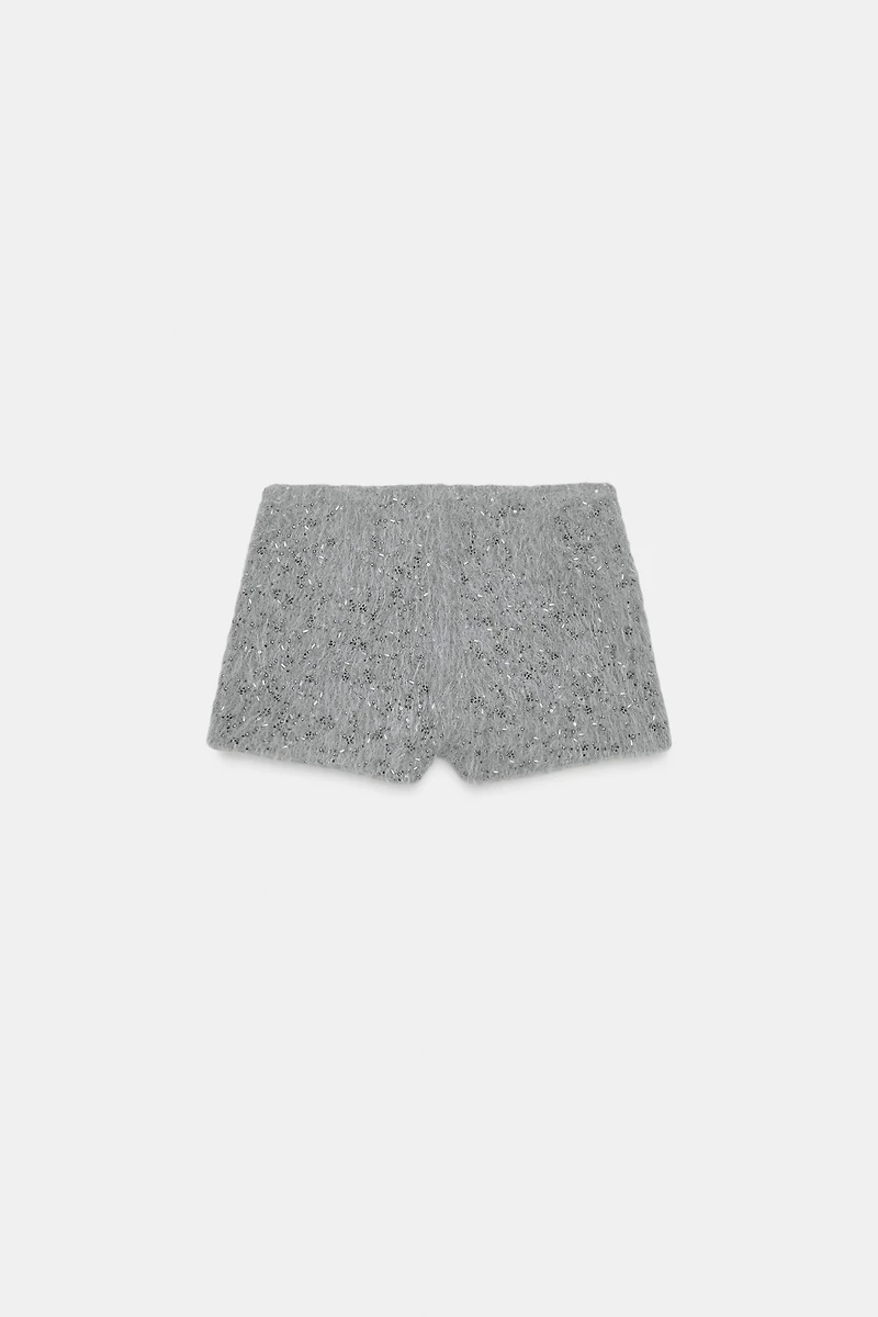 SHORT MINI EFFET FOURRURE FANTAISIE