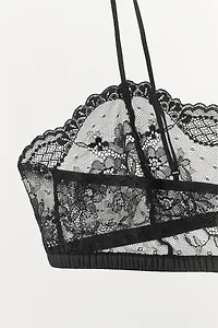 LACE BANDEAU BRA
