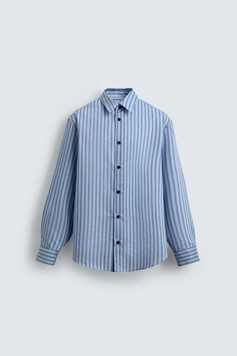 RELAXED FIT STRIPED SHIRT
