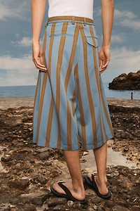 RELAXED FIT STRIPED SHORTS LIMITED EDITION