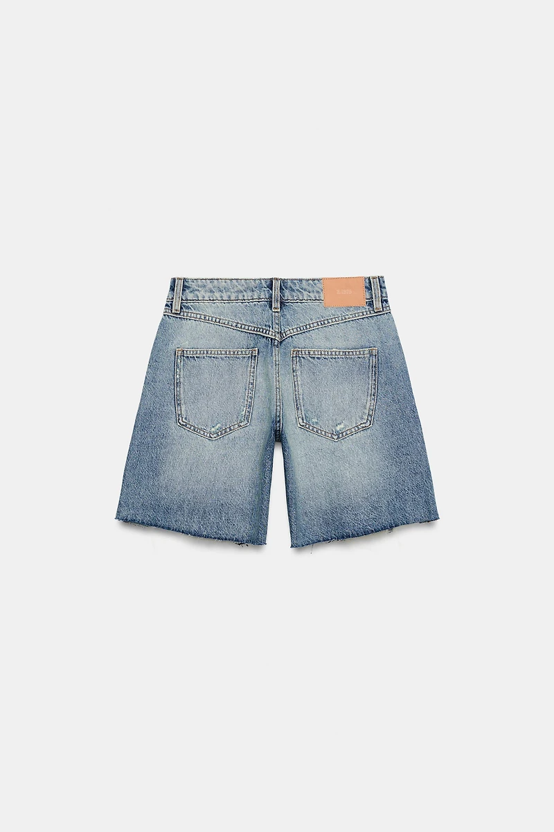 Z1975 RIPPED DENIM SHORTS