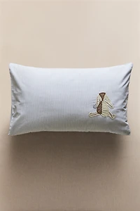 KIDS' COTTON RABBIT PILLOWCASE