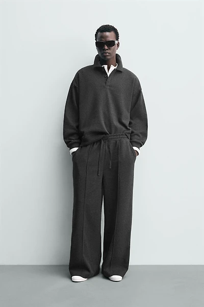 SWEAT POLO TEXTURÉ