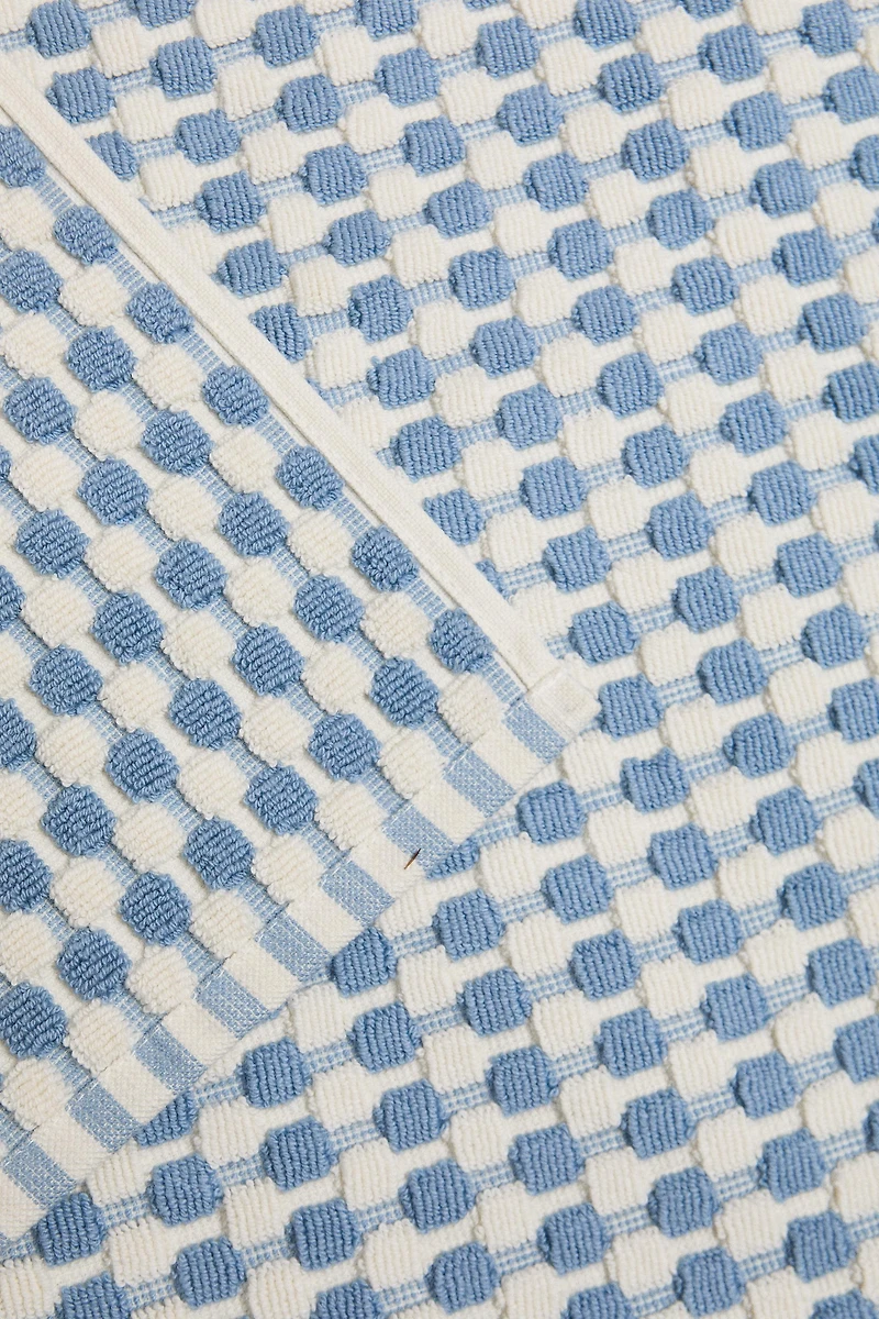 TEXTURED WAFFLE BATH MAT