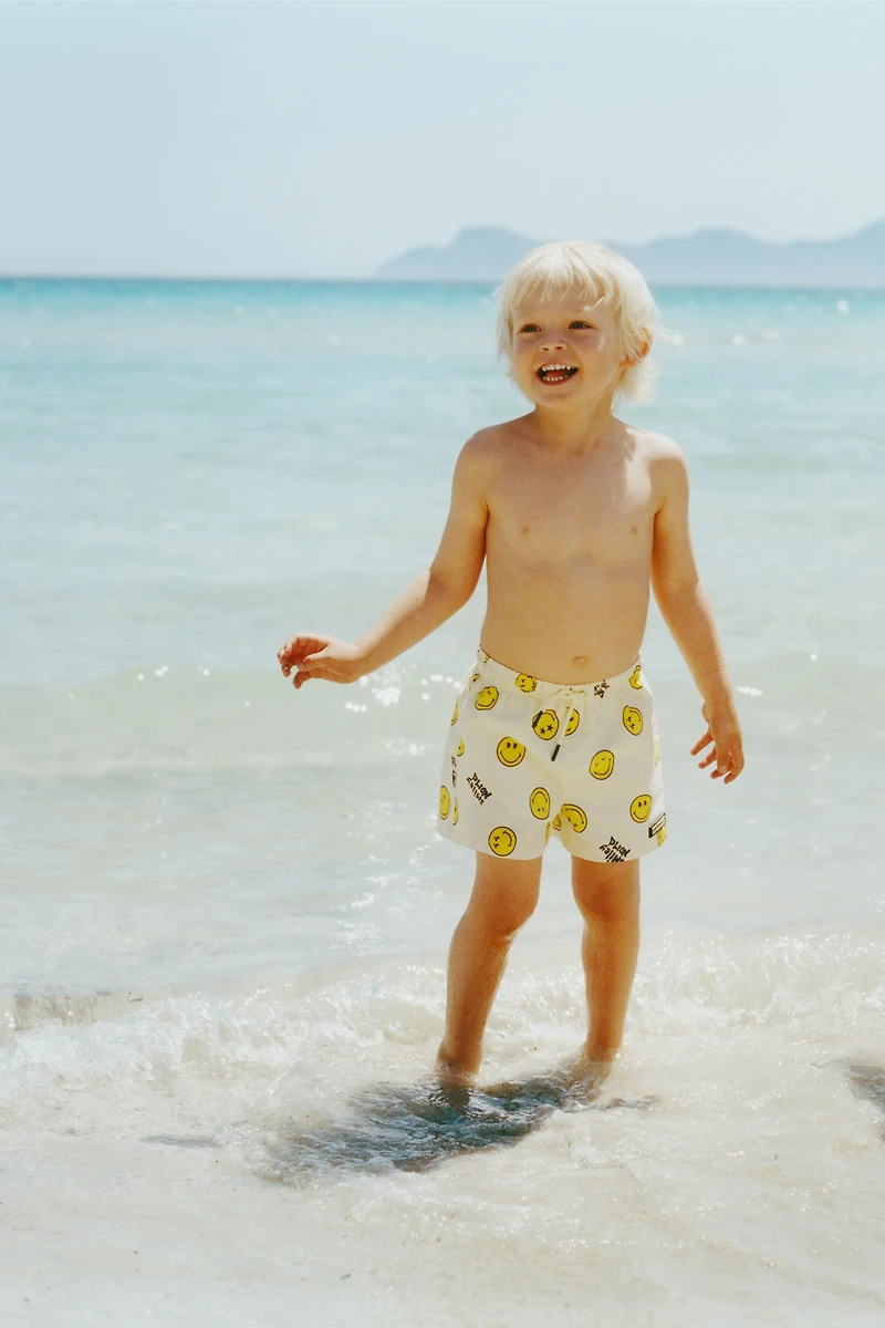 2-6 YEARS/ SMILEYWORLD ® SWIM SHORTS