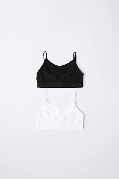 8-14 ANS/ LOT DE DEUX BRASSIÈRES SEAMLESS