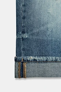 SHORT JORTS DENIM TRF TAILLE MI-HAUTE