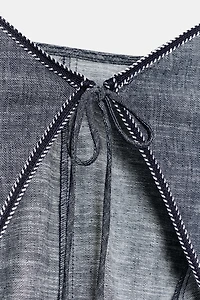 OPEN BACK MIDI DRESS