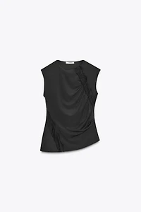 POLYAMIDE LACE TOP