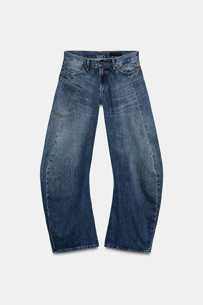 ZW COLLECTION RELAXED LOW-RISE JEANS