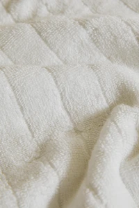 SERVIETTE DE BAIN TEXTURÉE RAYURES