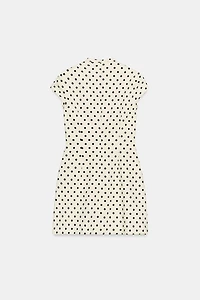 ROBE COURTE À NŒUD POIS