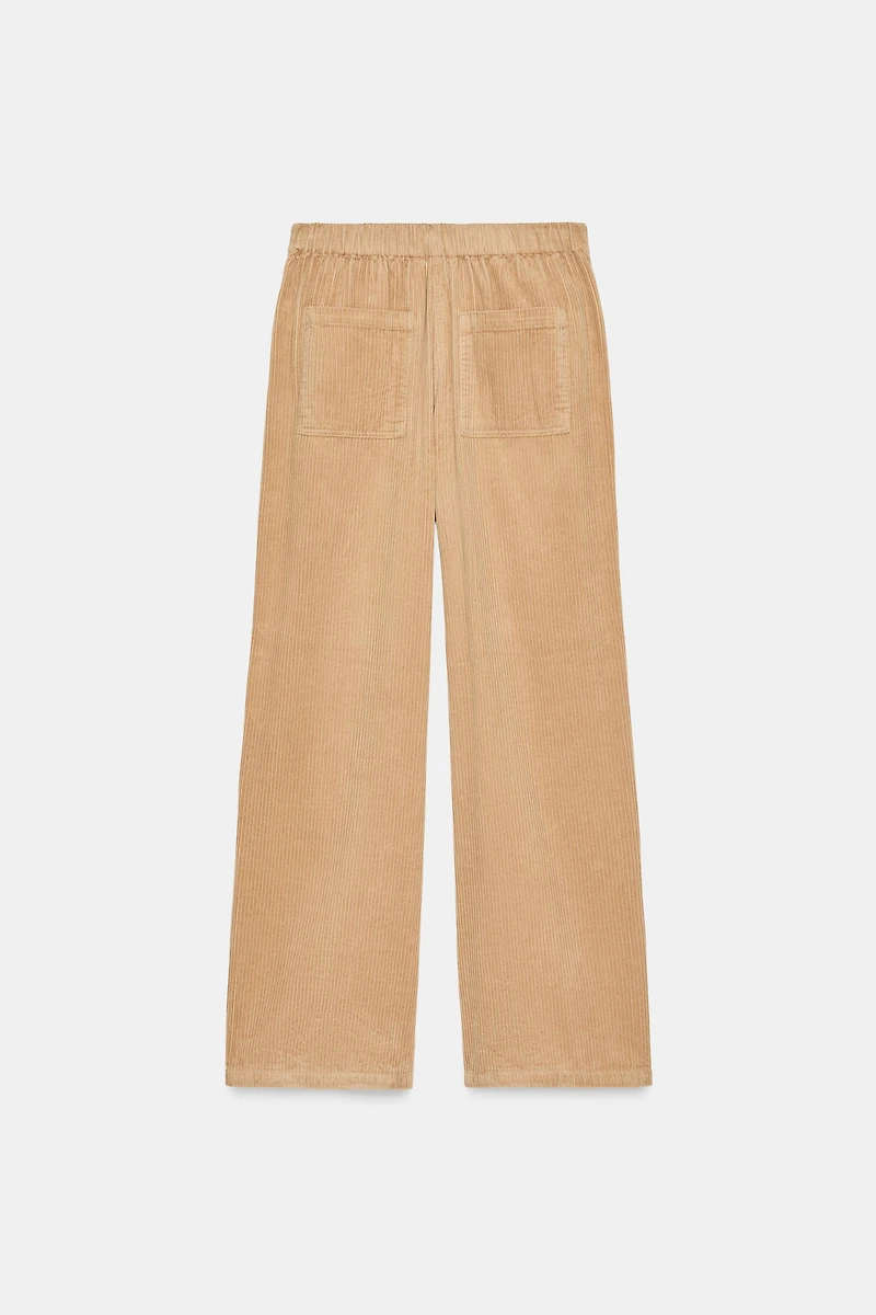 ZW COLLECTION WIDE LEG CORDUROY PANTS