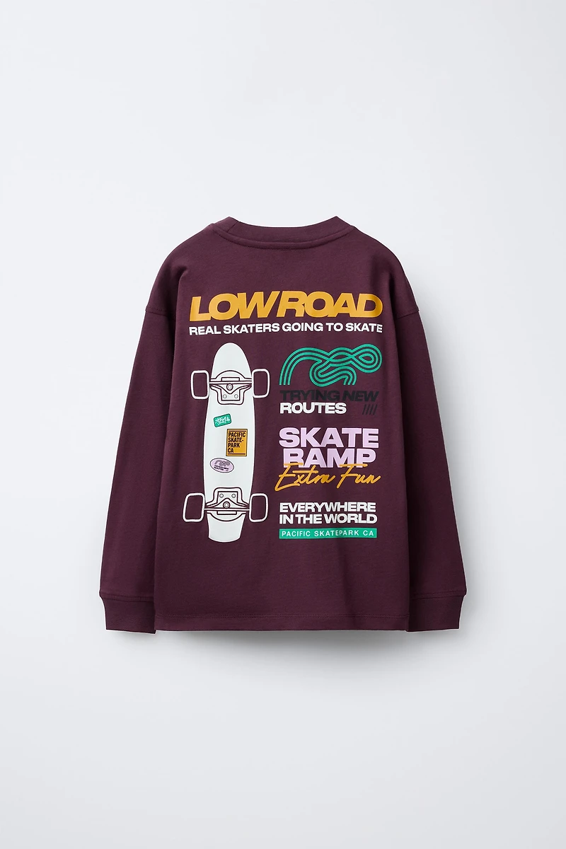 SKATE PRINT T-SHIRT