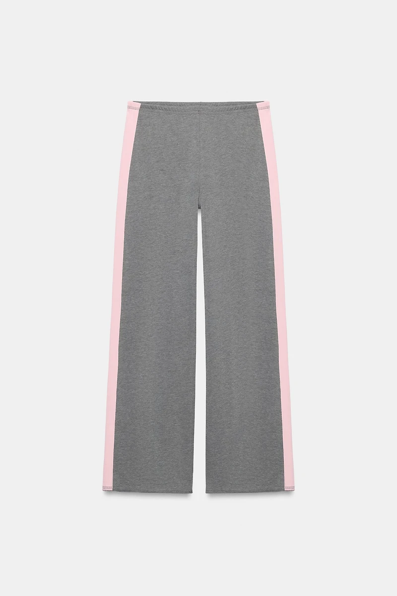 STRAIGHT-LEG SIDE STRIPE TROUSERS