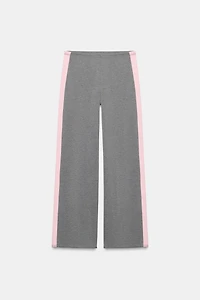 STRAIGHT-LEG SIDE STRIPE TROUSERS