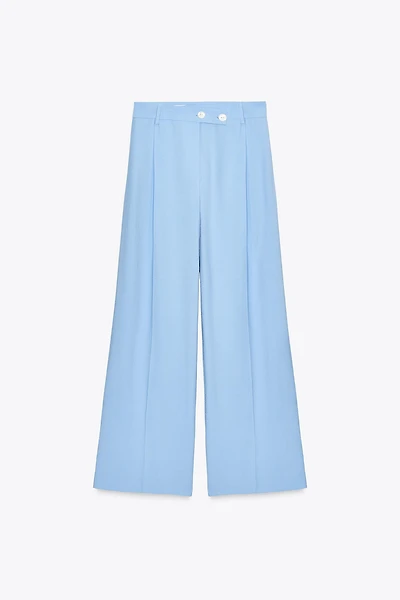 PANTALON LARGE À PINCES