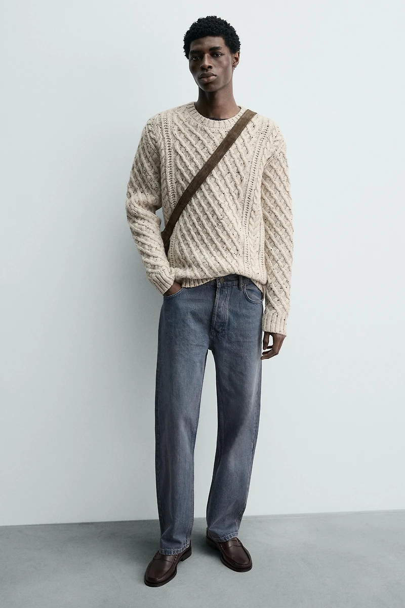 MOCASSINS EN CUIR À MASQUE