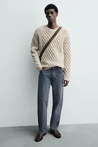 MOCASSINS EN CUIR À MASQUE