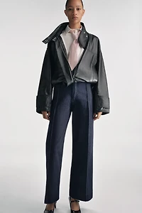 JEAN COUPE LARGE ET TAILLE HAUTE COLLECTION ZW