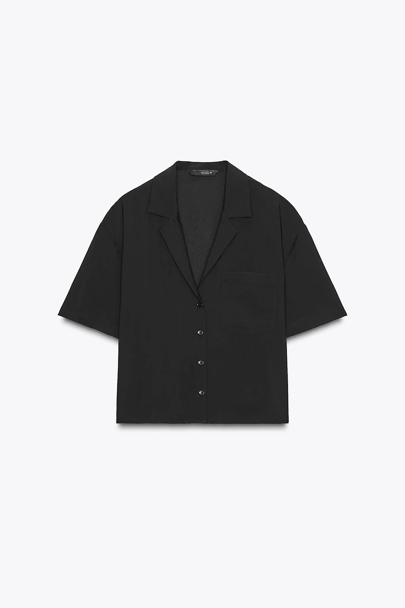 FLOWY POCKET SHIRT