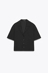 FLOWY POCKET SHIRT