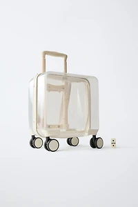 TRANSPARENT TRAVEL SUITCASE