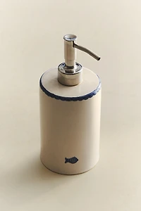 CERAMIC FISH SOAP DISPENSER