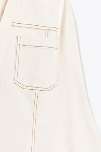 CHEMISE AJUSTÉE EN JEAN