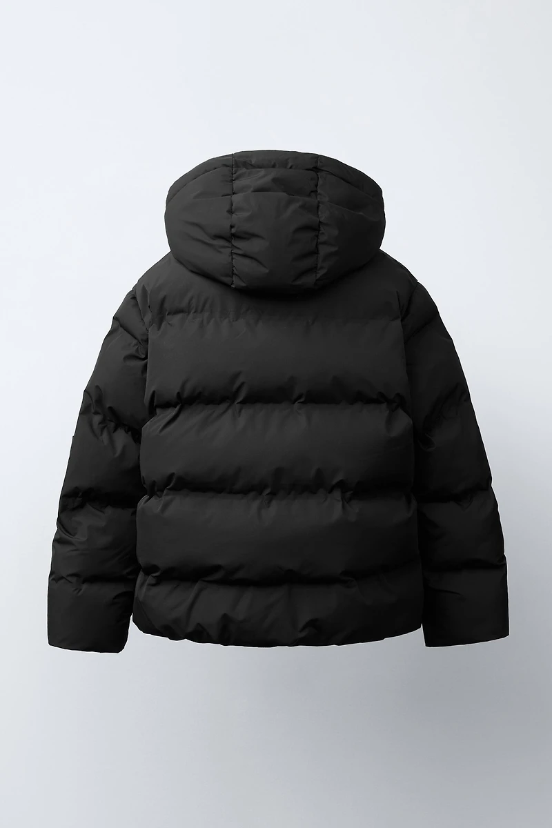 WATER REPELLENT LABEL PADDED COAT