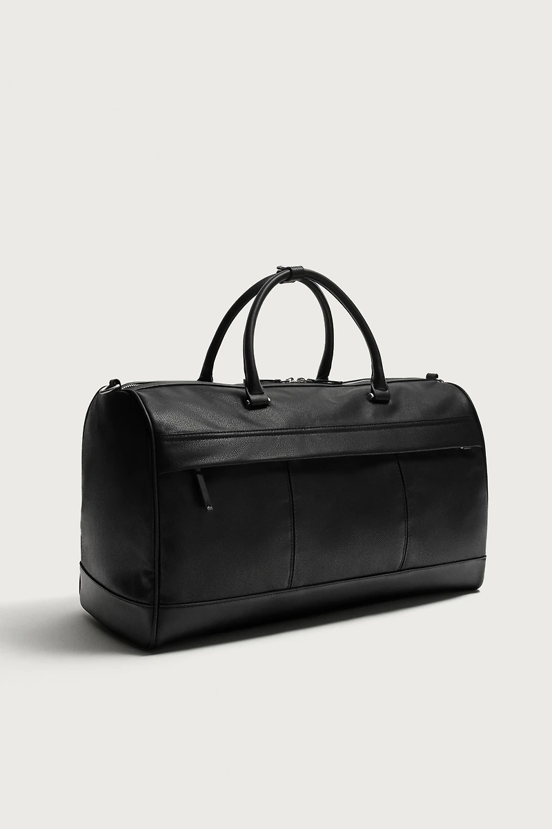 TEXTURED TRAVEL BAG