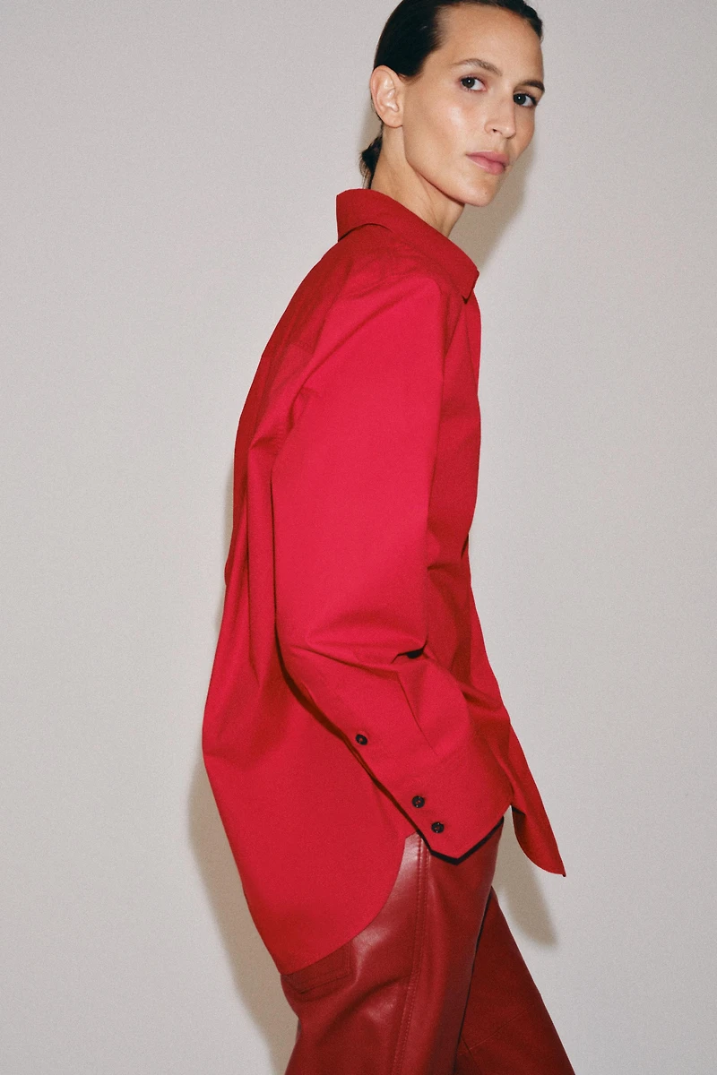 ZW COLLECTION POPLIN SHIRT