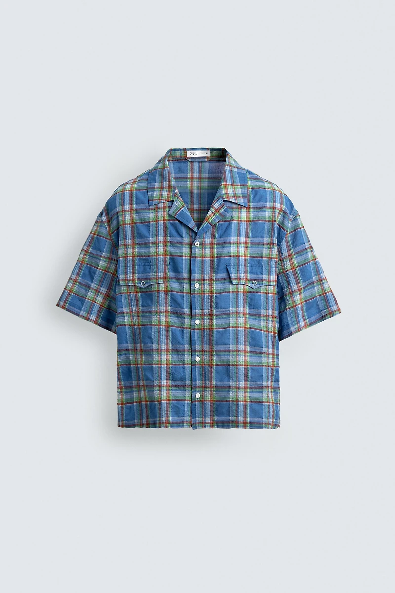 CHEMISE RELAXED FIT À CARREAUX