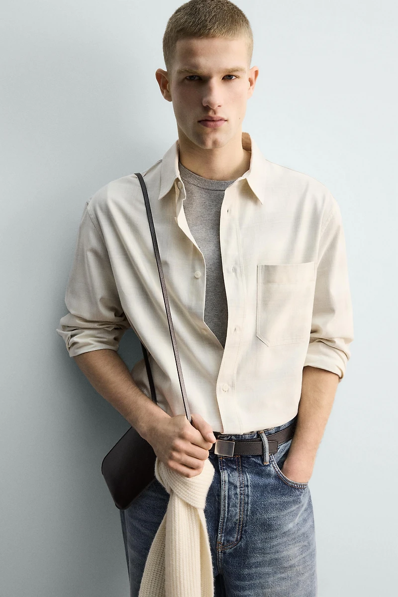PLAID POCKET SHIRT