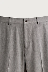 PANTALON DE COSTUME RAYÉ REGULAR FIT