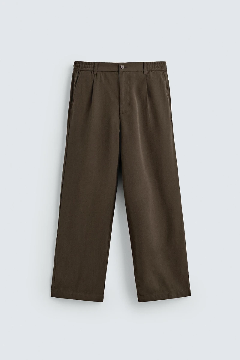 RELAXED FIT FLOWY PANTS