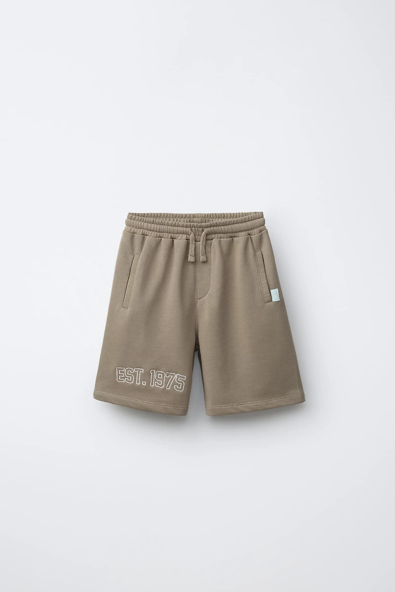PLUSH JOGGING SHORTS
