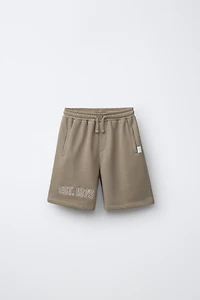 PLUSH JOGGING SHORTS