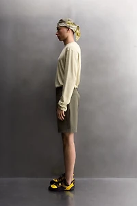 LIGHTWEIGHT LINEN COTTON BLEND T-SHIRT