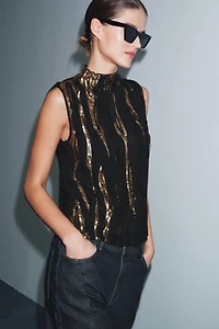 ZW COLLECTION LIMITED EDITION SEQUIN TOP