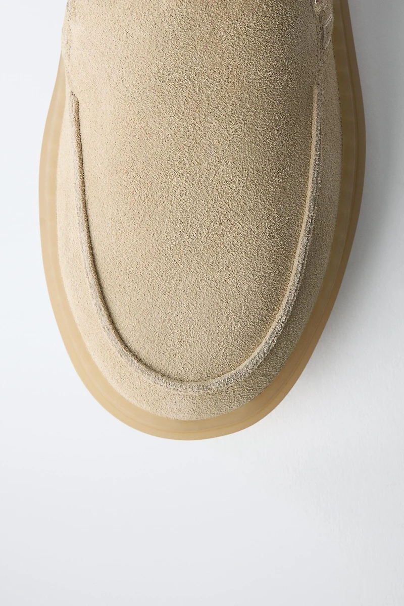 LEATHER BOAT SHOES