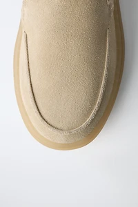 LEATHER BOAT SHOES