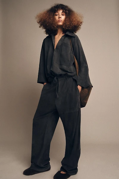LIMITED EDITION SUEDE LEATHER POCKET SHIRT