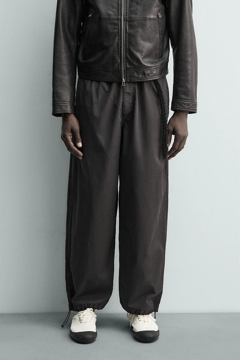 RELAXED FIT COTTON PANTS AARON LEVINE X ZARA