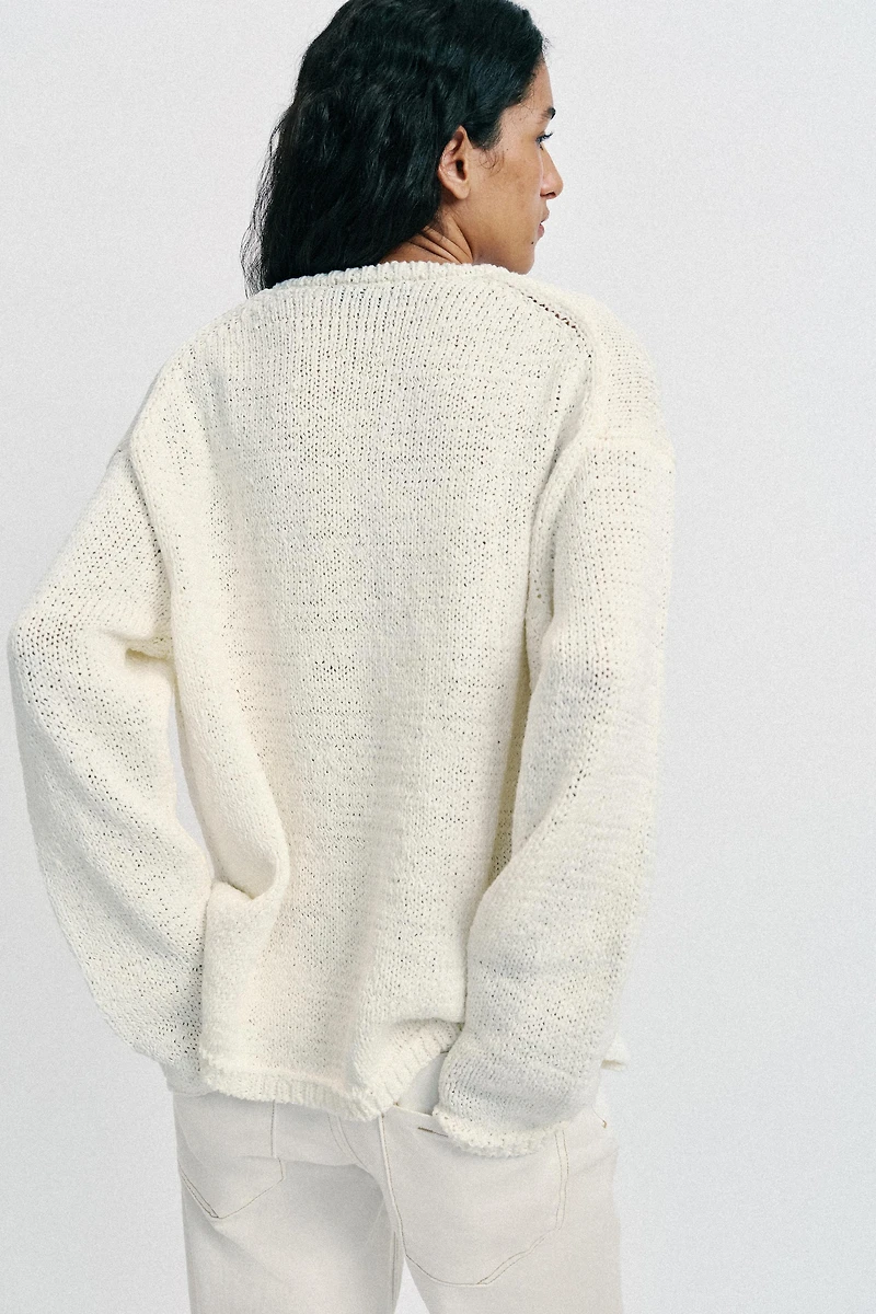 V-NECK KNIT JUMPER