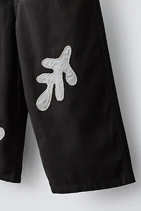 LEAF PATCH PANTS