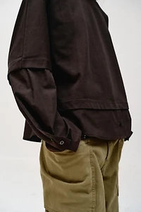 COMBINED POPLIN T-SHIRT