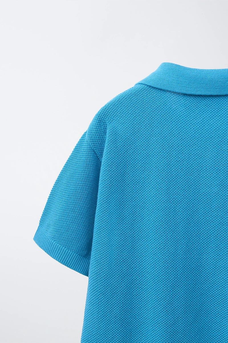 KNIT PIQUÉ POLO SHIRT