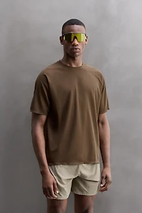 OPEN KNIT STRUCTURE T-SHIRT