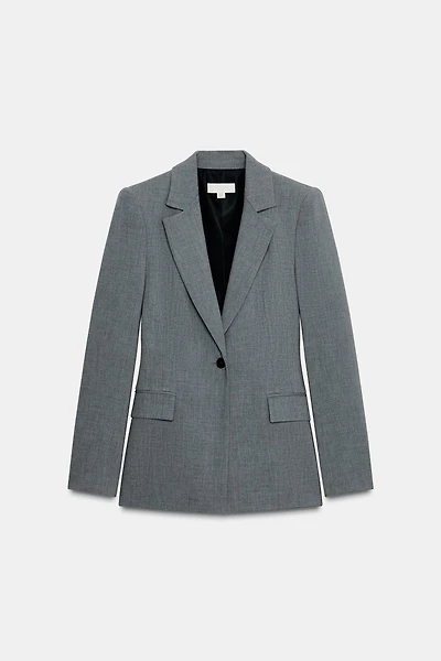 ONE-BUTTON TAILORED BLAZER